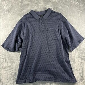 Izod blue short‎ sleeve polo shirt